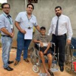 Fundación Tesãi entregó una nueva silla de ruedas a abuelito de 98 años