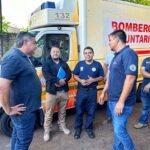 Tiki González visitó sede de Bomberos y destaca sacrificio de los voluntarios