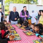 Intendente de Hernandarias lanza el Almuerzo Escolar 2023 en escuela de la colonia Félix de Azara