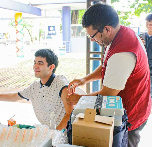 Realizan cierre de exitosa campaña de vacunación gratuita en la UPE