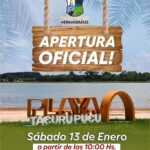Playa y polideportivo Tacuru Pucu pasan a dominio de la comuna hernandariense
