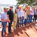 Vicepresidente de la República visita zona de obras de la Planta Solar Flotante de Itaipú