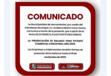 Amplian plazo para presentación de Balance Comercial e Industrial en Hernandarias