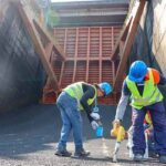 Culminan trabajos de mantenimiento en el canal izquierdo del vertedero de Itaipú