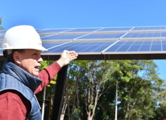 Itaipú instala techo solar para recarga de vehículos eléctricos en Tekotopa