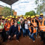 Presidente Peña verifica obras de vialidad, salud y niñez en Concepción, financiadas por Itaipú