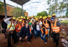Presidente Peña verifica obras de vialidad, salud y niñez en Concepción, financiadas por Itaipú