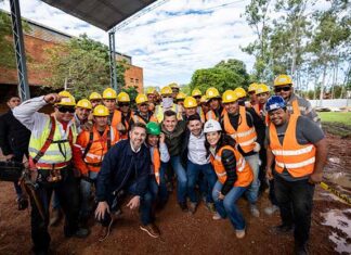 Presidente Peña verifica obras de vialidad, salud y niñez en Concepción, financiadas por Itaipú