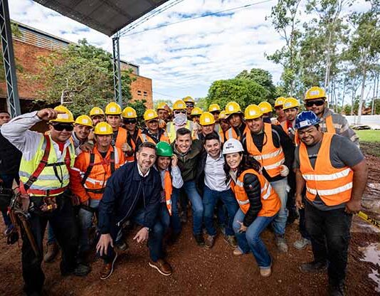 Presidente Peña verifica obras de vialidad, salud y niñez en Concepción, financiadas por Itaipú
