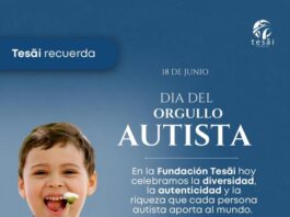 Fundación de Tesãi celebra el Día del Orgullo Autista