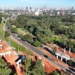 Viaducto del Corredor Vial Las Residentas, financiado por Itaipú, va cobrando forma