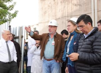 Director general de Itaipú verifica avance de obras en el INCAN y el Hospital de Trauma