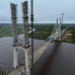 Avanzan los trabajos para la culminación del Puente de la Bioceánica, construido con recursos de Itaipú