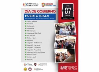 Día de Gobierno llegará este viernes a Puerto Irala con atención integral y servicios gratuitos
