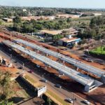 Construcción del viaducto del Km 10 de CDE registra un 55% de avance, con recursos de Itaipú