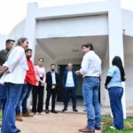 Verifican avance de obras del futuro Espacio TEA en San Alberto, financiado por Itaipú