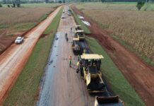 Inician pavimentación asfáltica de ruta que unirá Caaguazú con Alto Paraná, financiada por Itaipú