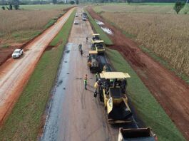 Inician pavimentación asfáltica de ruta que unirá Caaguazú con Alto Paraná, financiada por Itaipú