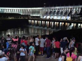 Iluminación Monumental de Itaipú ya no estará habilitada al público por modernización