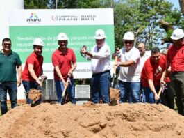 Itaipú inicia obras de revitalización de la Plaza Acaray de Hernandarias