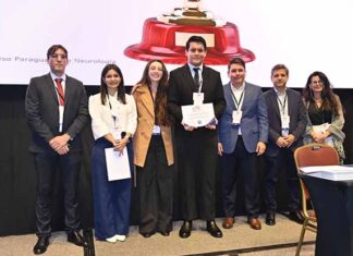 Médicos residentes de la Fundación Tesãi ganan primer puesto en el Congreso Paraguayo de Neurología