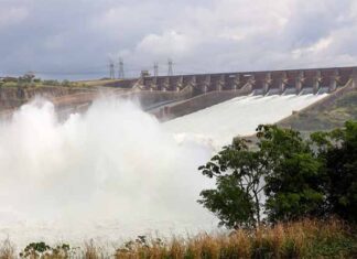 El vertedero de Itaipú permanecerá abierto esta semana, según las previsiones hidrológicas