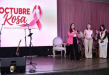 Rocío Abed compartió una emotiva jornada de Octubre Rosa en San Cristóbal: “Cuando las mujeres nos unimos, somos más fuertes”