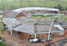 Viaducto del Corredor Vial Las Residentas, que financia Itaipú, ya supera el 65% de ejecución