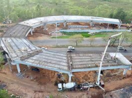Viaducto del Corredor Vial Las Residentas, que financia Itaipú, ya supera el 65% de ejecución